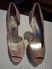 Bakers Showstopper Rhinestone Heels Style 3119 Color:63-Beige