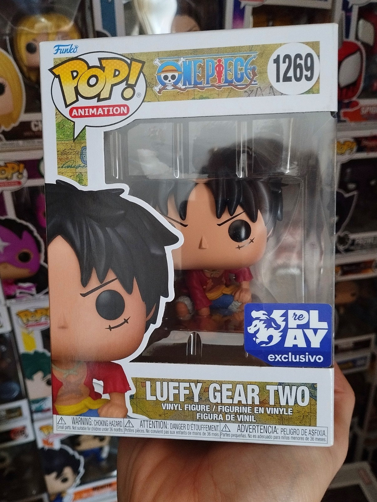 Funko Pop One Piece Luffy Gear Two Replay Exclusive