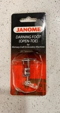 Janome Darning foot (Open Toe) for Memory Craft Embroidery Machines # 200337005