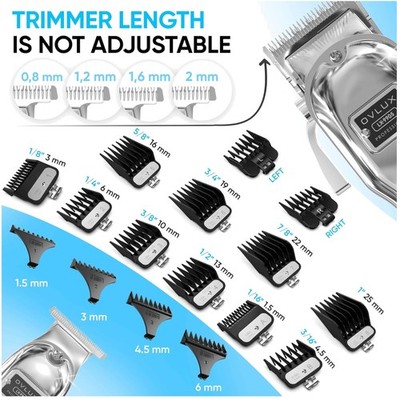 Long Battery Life Hair Clippers - Cordless & Rechargeable
