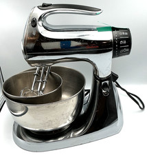 Sunbeam Mixmaster 2366 12 Speed Stand Mixer Works w/ 2 Dough Hooks No Plate