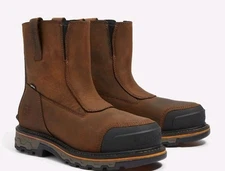 Mens Timberland Pro TRUE GRIT WESTERN INSPIRE WATERPROOF SOFT TOE WORK BOOT SZ 8