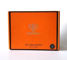 Modelones Gel Nail Polish Set. 28 Warm Colors with 1 Base and 3 Top Coats 