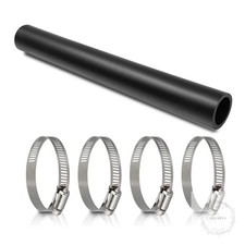 Gasoline Fuel Filler Neck Hose With 4 Hose Clamps1.75 Inches Inside Diameter Gasoline Fuel Filler Neck Hose With 4 Hose Clamps1.75 Inches Inside Diameter