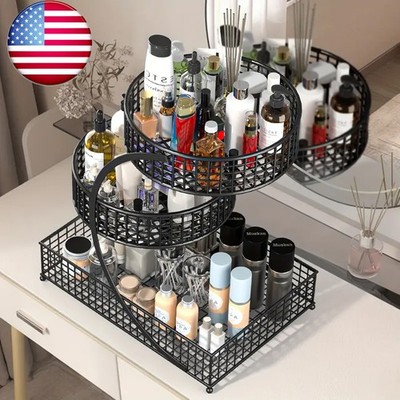 3 Tier Dresser Shelf Cosmetic & Makeup Organizer for Vanity Bathroom Countertop
