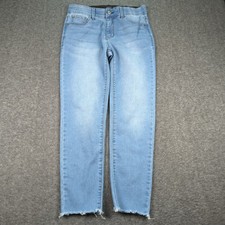 Curve Appeal Jeans Womens 8 29 Blue Skinny Stretch Light Wash Casual Preppy