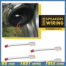 4pcs Door Speakers Wiring Harness Adapter Connector Fit Ram 1500 2500 3500 Dodge
