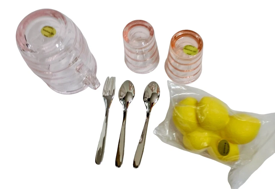 American Girl набор день рождения кувшин стаканы лимоны ложки вилка pls. Чтение - Изображение 3 из 4