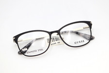 GUESS GU2638 005 Black 52-16-135 Frames Flex Hinges STAINLESS STEEL E633