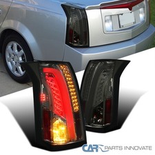 Fits 2003-2007 Cadillac Cts Smoke Led Bar Tail Lights Rear Brake Lamps Pair Fits 2003-2007 Cadillac Cts Smoke Led Bar Tail Lights Rear Brake Lamps Pair