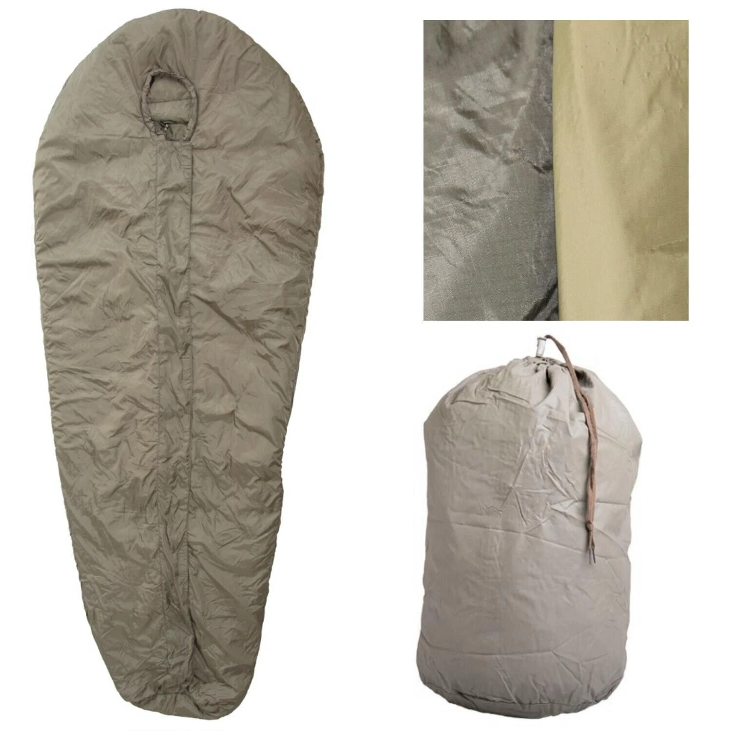orig. Army Sleeping Bag Explorer Mummy Sleeping Bag -15°C / -34°C Winter Camping