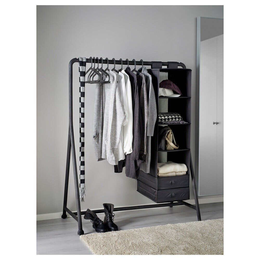 IKEA TURBO ハンガーラック IKEA TURBO clothes rack, in/outdoor 117x59x148 cm black | eBay