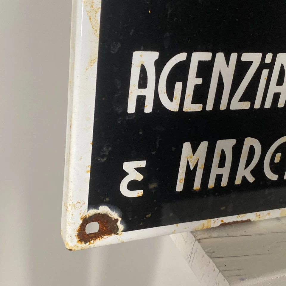 Alfa Romeo Enamel Sign - 68x40x1cm (26.8x15.7x0.4") - Nice Vintage Service Decor - Image 4 of 4