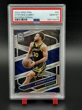 Stephen Curry 2023 Panini Spectra International SP PSA 10 (Pop 1) #81 Warriors