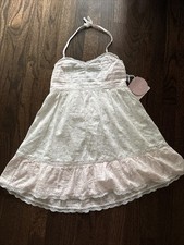 LoveShackFancy Target Girls Annabelle Ditsy Floral Halter Dress Light Pink Sz 14