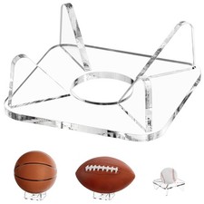Acrylic Football Display Stand for Volleyball, Basketball, Baseball, Soccer,