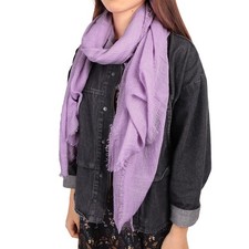 Unisex Cotton Blend Crinkle Soft Long Scarf Hijab Wrap Shawl Headwear