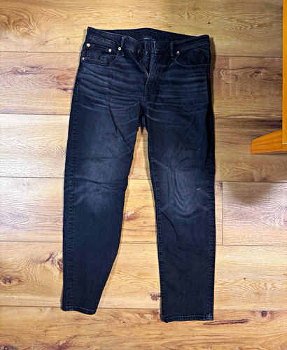 American Eagle Outfitters AirFlex+ Jeans Mens athletic Stretch Black Denim