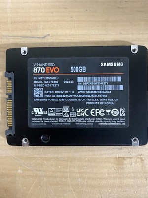 Samsung 870 EVO 500GB 2.5'' SATA III Internal SSD