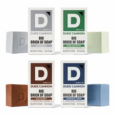 Duke Cannon Big Brick of Soap Bar, Frontier 40 - Fresh Cut Pine XL 10oz