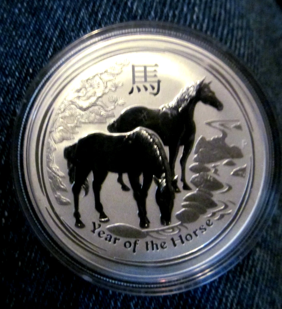 The Perth Mint 2014 Australian Lunar Silver Bullion Coins for sale