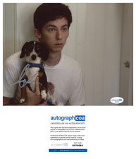 Andrew Barth Feldman 'No Hard Feelings’ Signed 8x10 Photo 'Percy Becker' ACOA