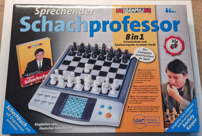 Millennium Karpov Talking Chess Professor Computer Set - 8 in 1 - Boxed Complete