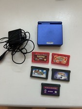 Nintendo Game Boy Advance SP with Pokémon, Mario, Namco Games & Charger