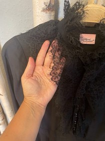 Agent Provocateur Silk Dress Size 36 Black Lace Only Worn Twice