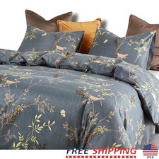 Floral Comforter Set Elegant Design 3 Piece Soft Lightweight Cozy Bedding New
