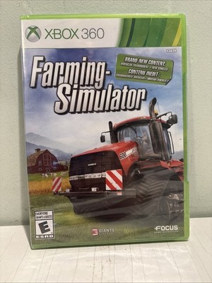 New Sealed Farming Simulator Microsoft Xbox 360 2013 Unopened Tractor Farm Crops