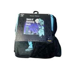 Disney The Haunted Mansion Beware Hitchhiking Ghosts Fleece Blanket Throw NEW