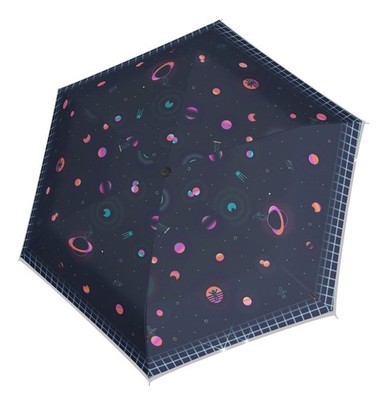 Knirps Rookie Manual Umbrella Regenschirm Moonmen Neu