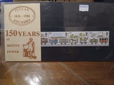 British Railway Stamps 150 Years Of Vulcan Foundry Ltd Ed. Pack 1980 Rare