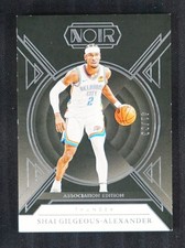 Shai Gilgeous-Alexander 2024-25 Panini Noir Association Edition Base /99 #4