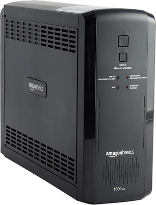 UPS Battery Backup & Surge Protector, 1500VA/900W, 10 Outlets, Line Interactive