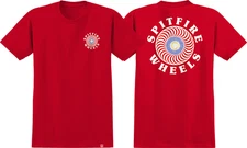 SPITFIRE OG CLASSIC FILL-RED T SHIRT SS