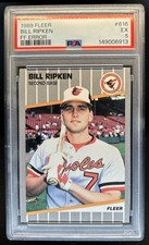 1989 Fleer Bill Ripken #616a Orioles PSA 5
