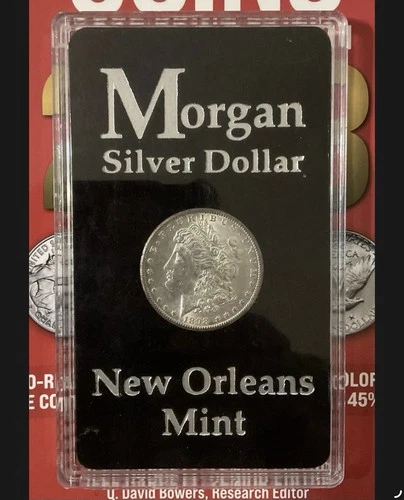1898 Morgan Silver Dollar New Orleans Mint $1 Coin 0.9 Fineness