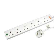 Cables Direct RB-05M06SPD surge protector 6 AC outlets 220-240 V 5 m White