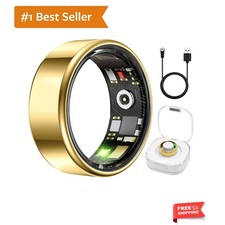 Smart Ring Health Fitness Tracker for Men Women, Heart Rate, SPO , Sleep ...