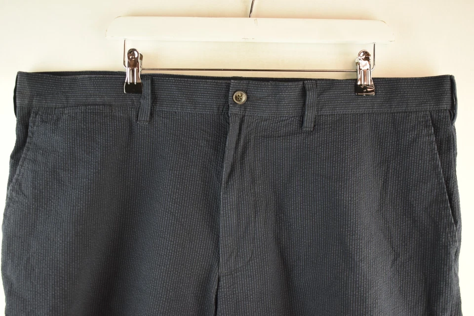 MARKS AND SPENCER Navy Chino Shorts size 42 mens summer beach holiday Casual - Image 2 of 4