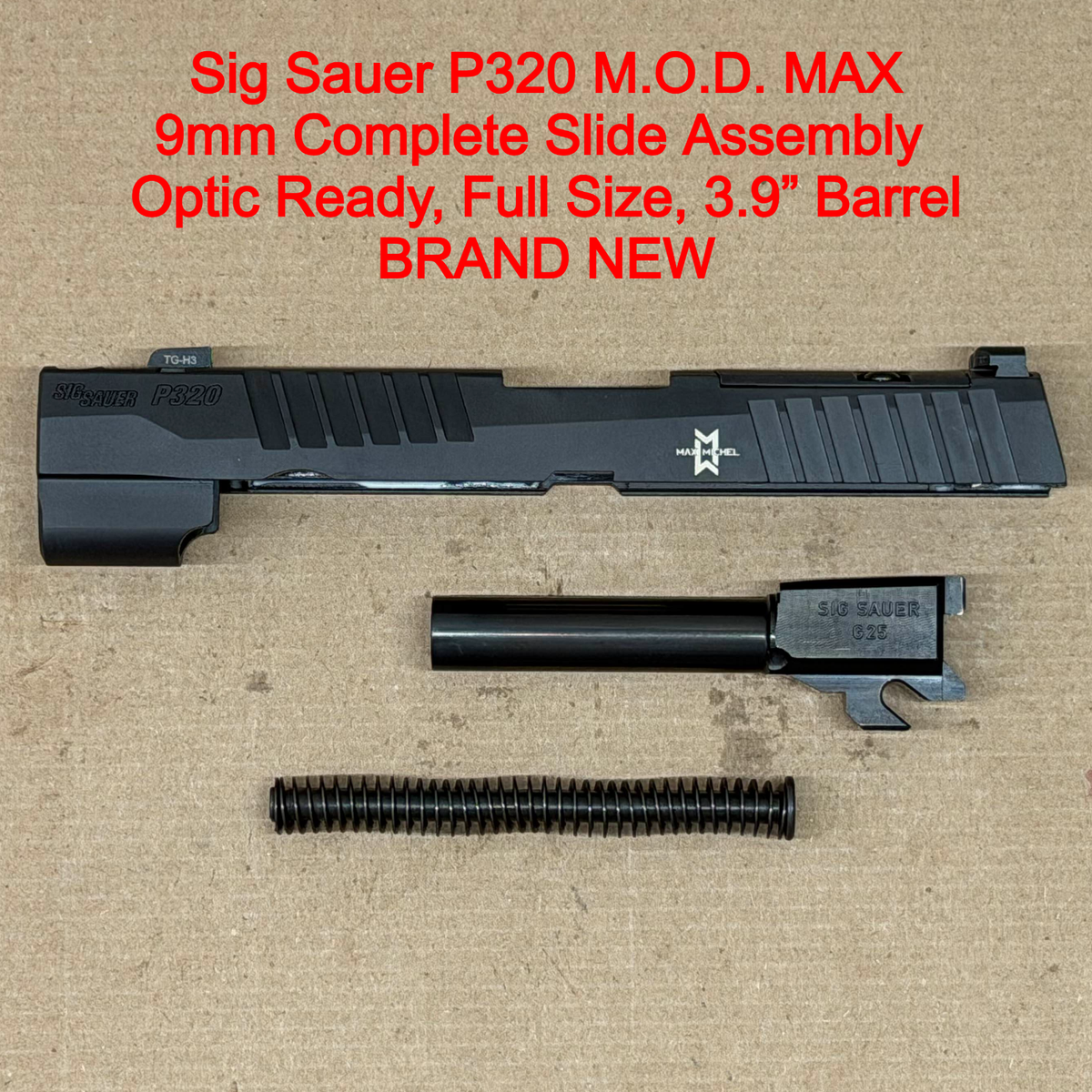 NEW Sig Sauer P320 MAX 9mm 3.9