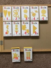 Lot of Sizzix Food Related Yellow Die Cutter Cartridges