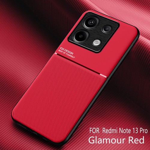Rugged Magnetic Glossy Case + Tempered Glass For Xiaomi Redmi Note 13 12 Pro - Picture 16 of 16