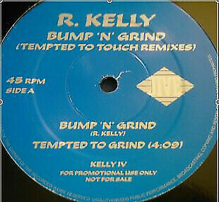 R. Kelly - Bump 'N' Grind (Tempted To Touch Remixes) (12'', Promo)