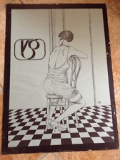 GUIDO CREPAX VALENTINA POSTER 64X45 PER VIDEOGRUPPO 