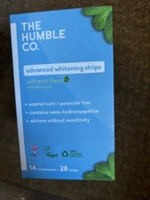The Humble Co. Advanced Whitening Strips Soft Mint Flavor 28 strips NEW