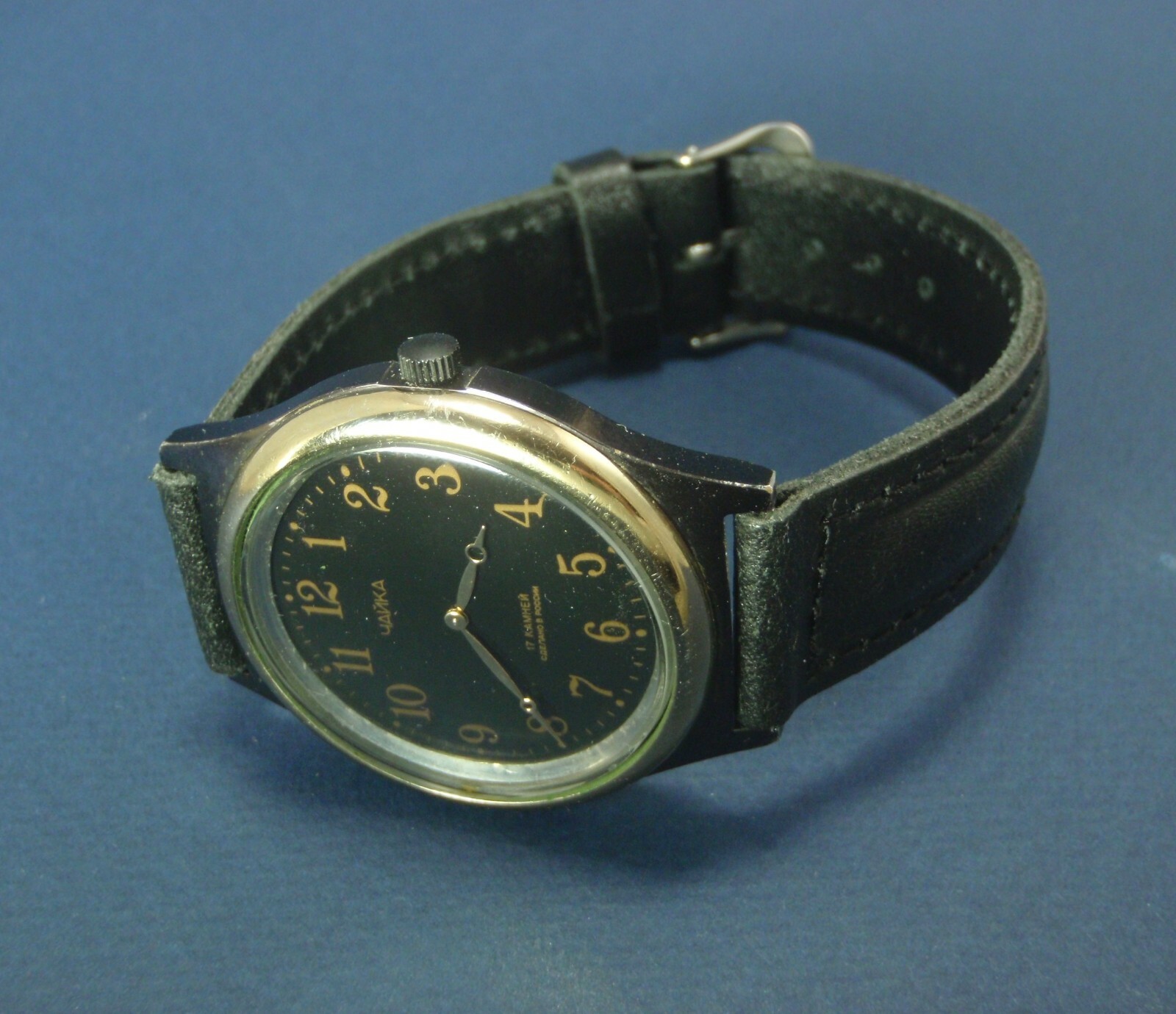 CHAIKA Vintage USSR Watch Flat Mechanical Serviced 17 jewels