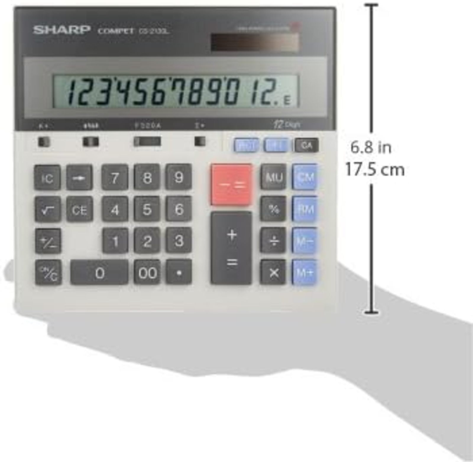 Thumbnail - Sharp Praktische Rechner Desktop Typ 12 Zahl Cs-2130l F/s W/tracking